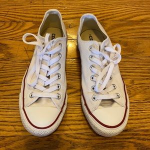 White low top converse